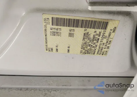 2014 Nissan Maxima 3.5 Sv z USA, uszkodzony, nr VIN 1N4AA5AP7EC910993